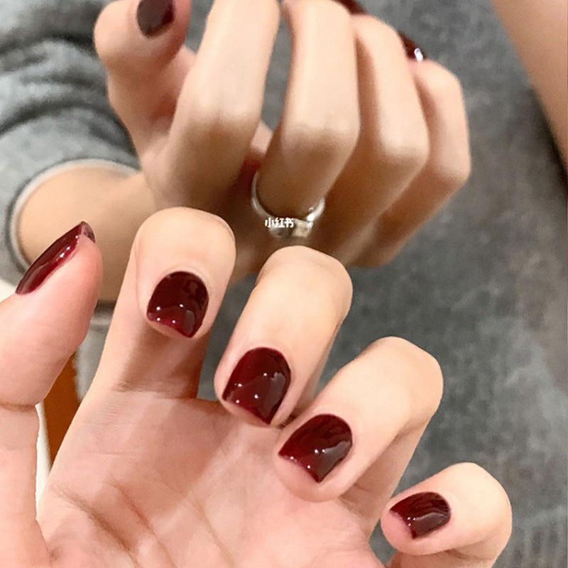 Elegant Minimalist Press-On Nail Set (24pcs) (DESIGN 7424)