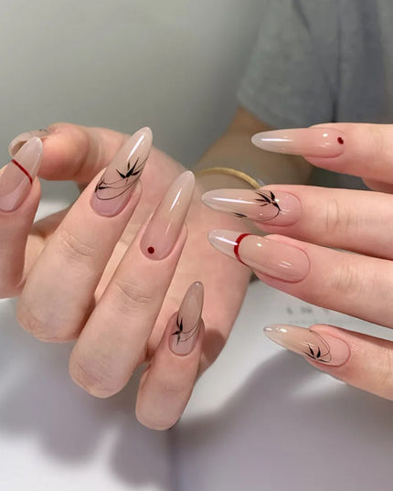 Elegant Minimalist Press-On Nail Set (24pcs) (DESIGN 7588)