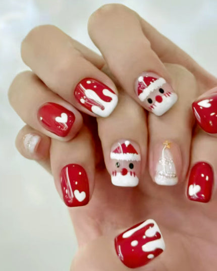 Elegant Minimalist Press-On Nail Set (24pcs) (DESIGN 7403)