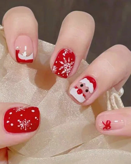 Elegant Minimalist Press-On Nail Set (24pcs) (DESIGN 7613)