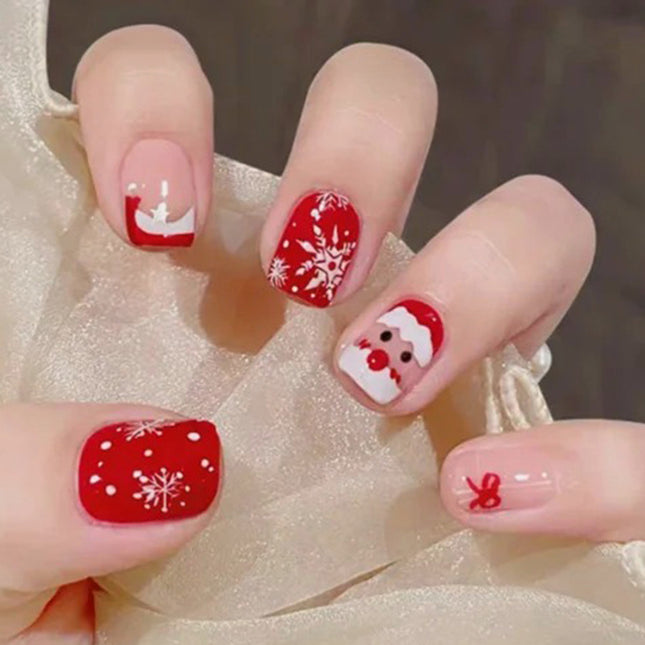 Elegant Minimalist Press-On Nail Set (24pcs) (DESIGN 7613)