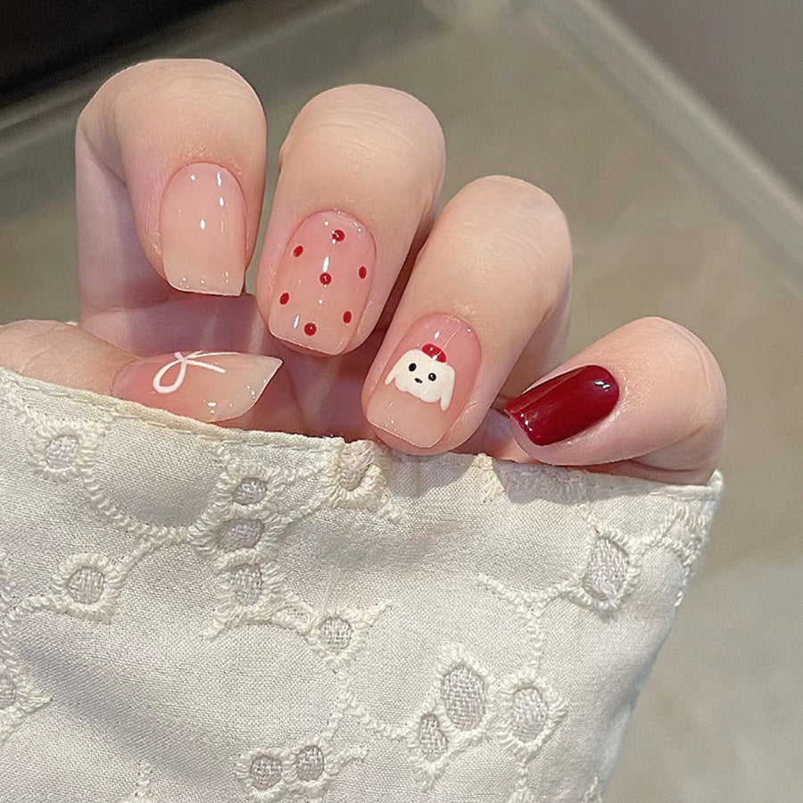 Elegant Minimalist Press-On Nail Set (24pcs) (DESIGN 7533)