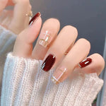Elegant Minimalist Press-On Nail Set (24pcs) (DESIGN 7628)