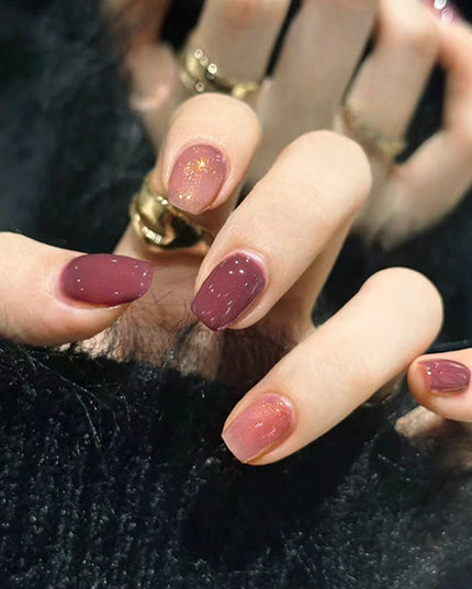 Elegant Minimalist Press-On Nail Set (24pcs) (DESIGN 7529)