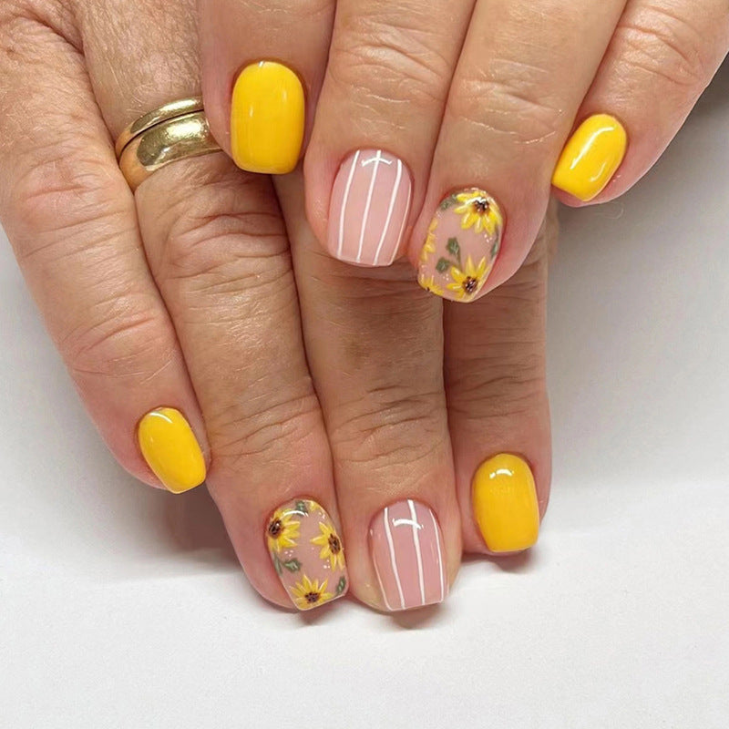 Elegant Minimalist Press-On Nail Set (24pcs) (DESIGN 7389)