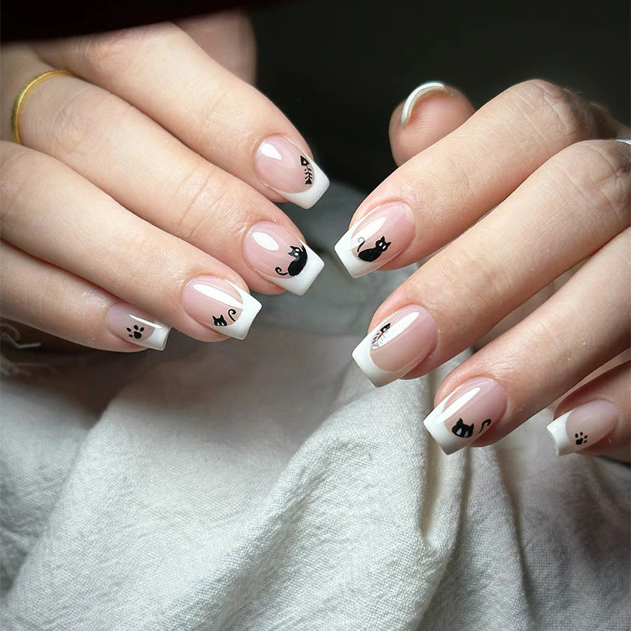 Elegant Minimalist Press-On Nail Set (24pcs) (DESIGN 7511)