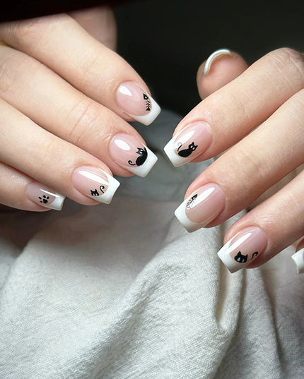 Elegant Minimalist Press-On Nail Set (24pcs) (DESIGN 7511)