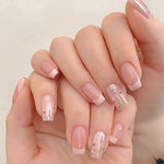 Elegant Minimalist Press-On Nail Set (24pcs) (DESIGN 7541)