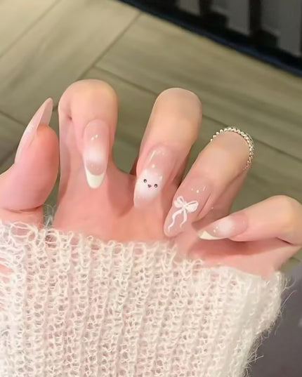 Elegant Minimalist Press-On Nail Set (24pcs) (DESIGN 7354)