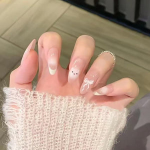 Elegant Minimalist Press-On Nail Set (24pcs) (DESIGN 7354)