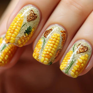 Elegant Minimalist Press-On Nail Set (24pcs) (DESIGN 7353)