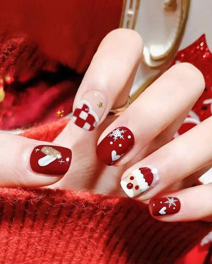 Elegant Minimalist Press-On Nail Set (24pcs) (DESIGN 7569)