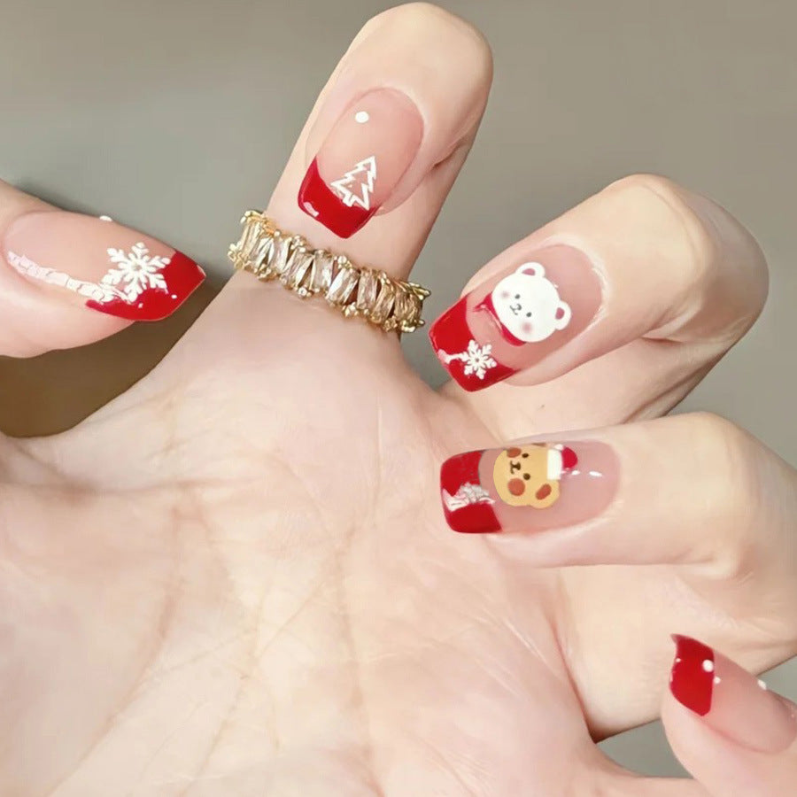 Elegant Minimalist Press-On Nail Set (24pcs) (DESIGN 7618)