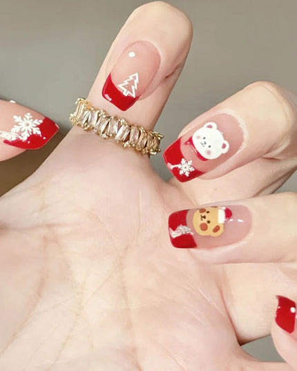 Elegant Minimalist Press-On Nail Set (24pcs) (DESIGN 7618)