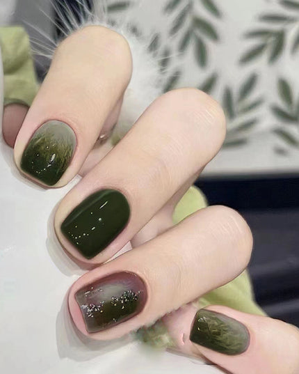 Elegant Minimalist Press-On Nail Set (24pcs) (DESIGN 7372)