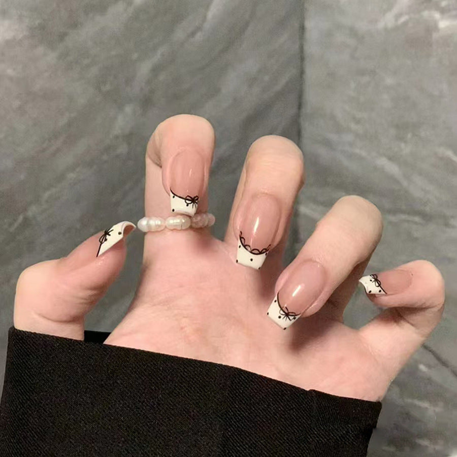 Elegant Minimalist Press-On Nail Set (24pcs) (DESIGN 7519)