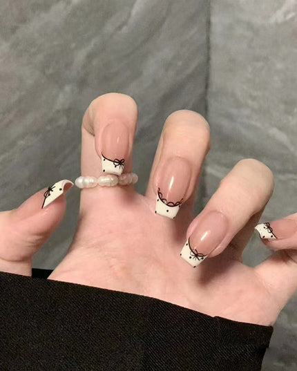 Elegant Minimalist Press-On Nail Set (24pcs) (DESIGN 7519)