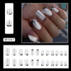 Elegant Minimalist Press-On Nail Set (24pcs) (DESIGN 7395)