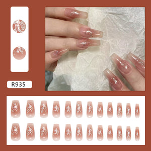 Elegant Minimalist Press-On Nail Set (24pcs) (DESIGN 7358)