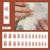 Elegant Minimalist Press-On Nail Set (24pcs) (DESIGN 7358)