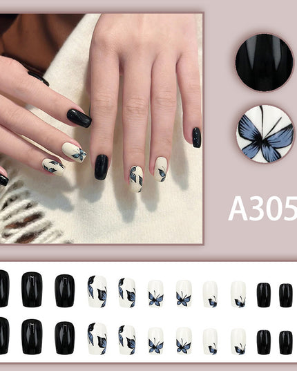 Elegant Minimalist Press-On Nail Set (24pcs) (DESIGN 7589)