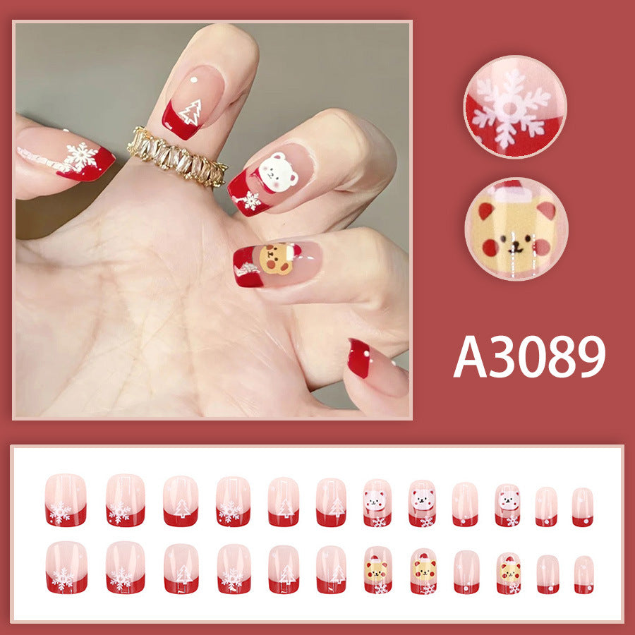 Elegant Minimalist Press-On Nail Set (24pcs) (DESIGN 7618)