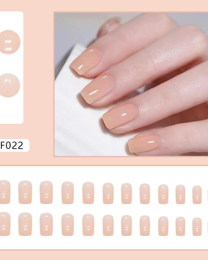 Elegant Minimalist Press-On Nail Set (24pcs) (DESIGN 7376)