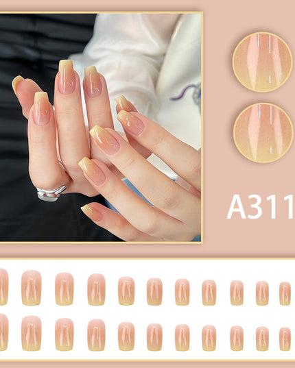 Elegant Minimalist Press-On Nail Set (24pcs) (DESIGN 7639)