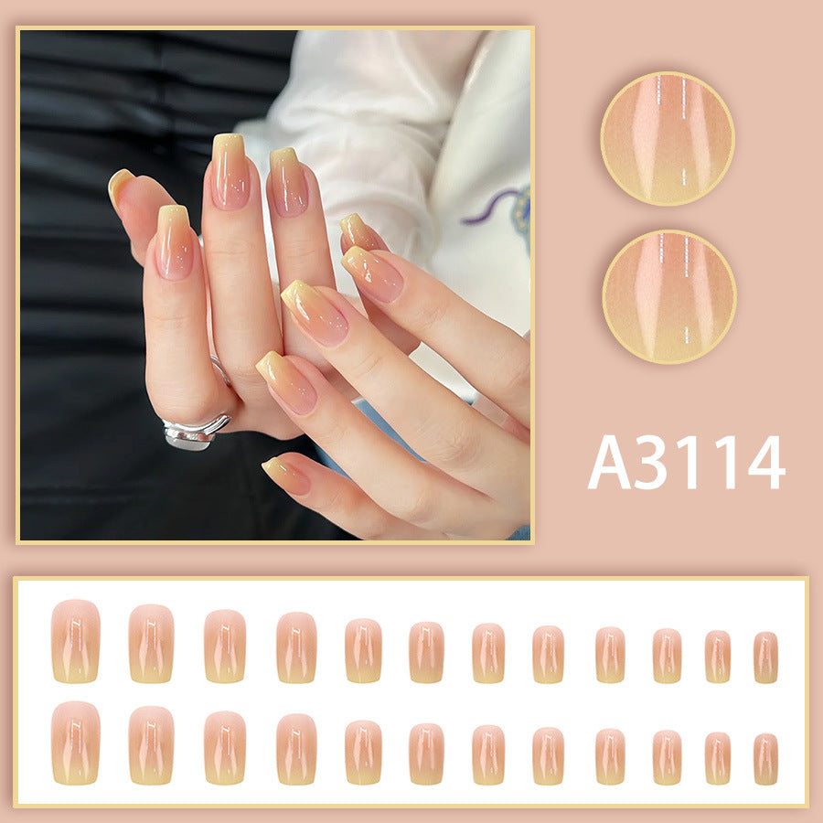 Elegant Minimalist Press-On Nail Set (24pcs) (DESIGN 7639)