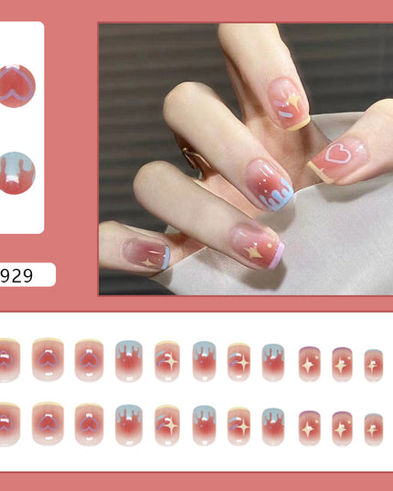 Elegant Minimalist Press-On Nail Set (24pcs) (DESIGN 7445)
