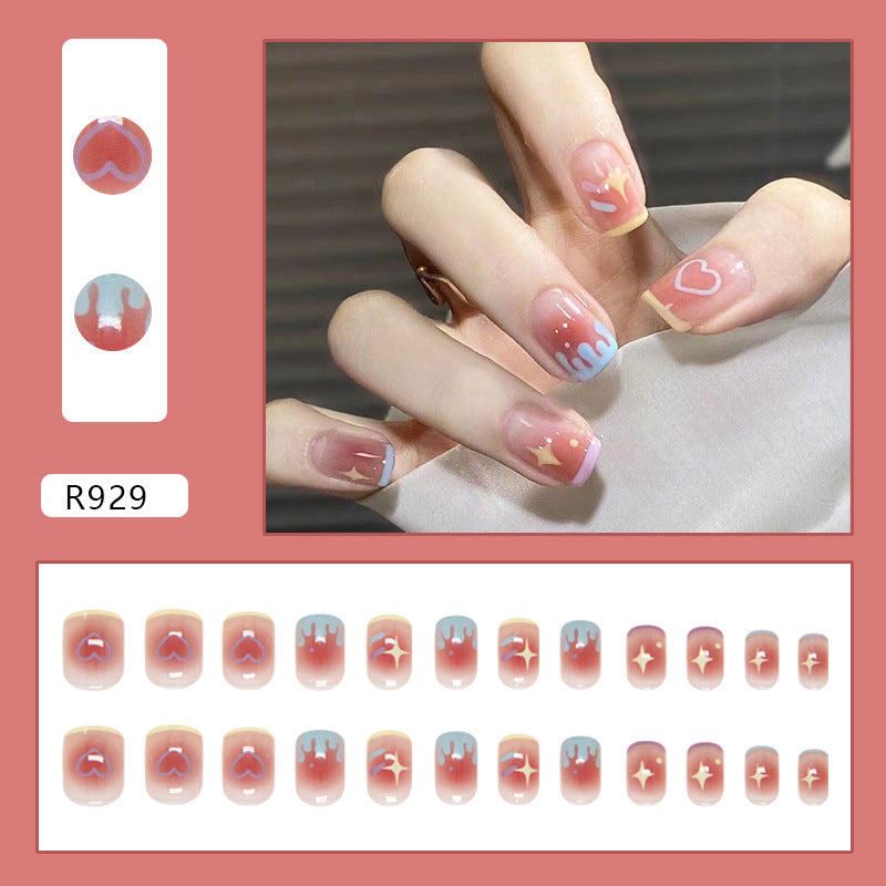Elegant Minimalist Press-On Nail Set (24pcs) (DESIGN 7445)