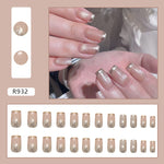 Elegant Minimalist Press-On Nail Set (24pcs) (DESIGN 7402)
