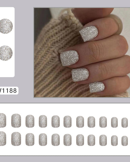 Elegant Minimalist Press-On Nail Set (24pcs) (DESIGN 7393)