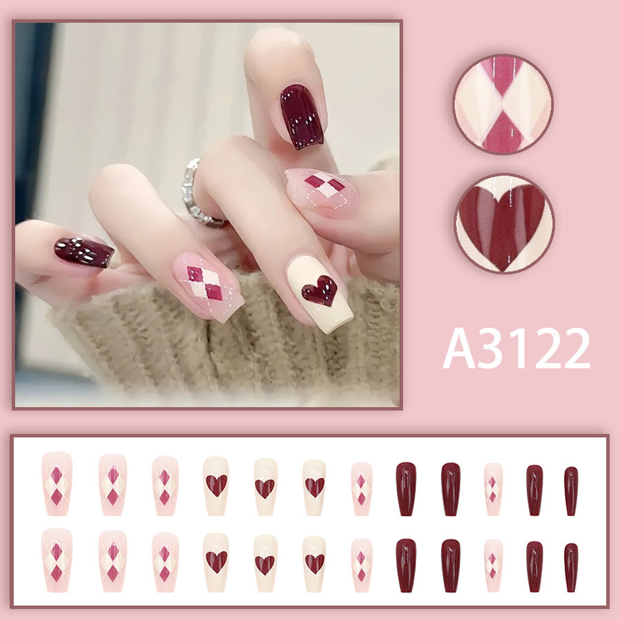 Elegant Minimalist Press-On Nail Set (24pcs) (DESIGN 7645)