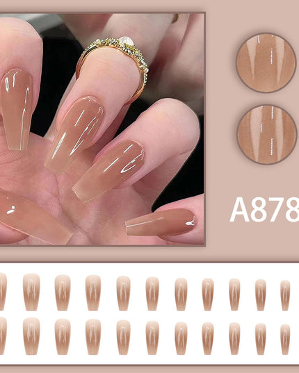 Elegant Minimalist Press-On Nail Set (24pcs) (DESIGN 7526)