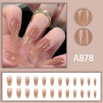 Elegant Minimalist Press-On Nail Set (24pcs) (DESIGN 7526)