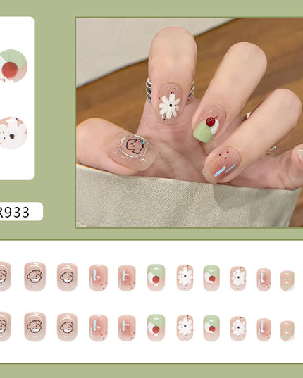 Elegant Minimalist Press-On Nail Set (24pcs) (DESIGN 7446)