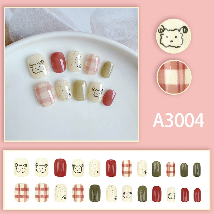 Elegant Minimalist Press-On Nail Set (24pcs) (DESIGN 7544)