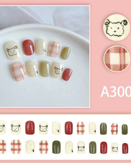Elegant Minimalist Press-On Nail Set (24pcs) (DESIGN 7544)