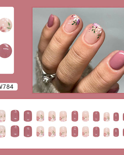 Elegant Minimalist Press-On Nail Set (24pcs) (DESIGN 7441)