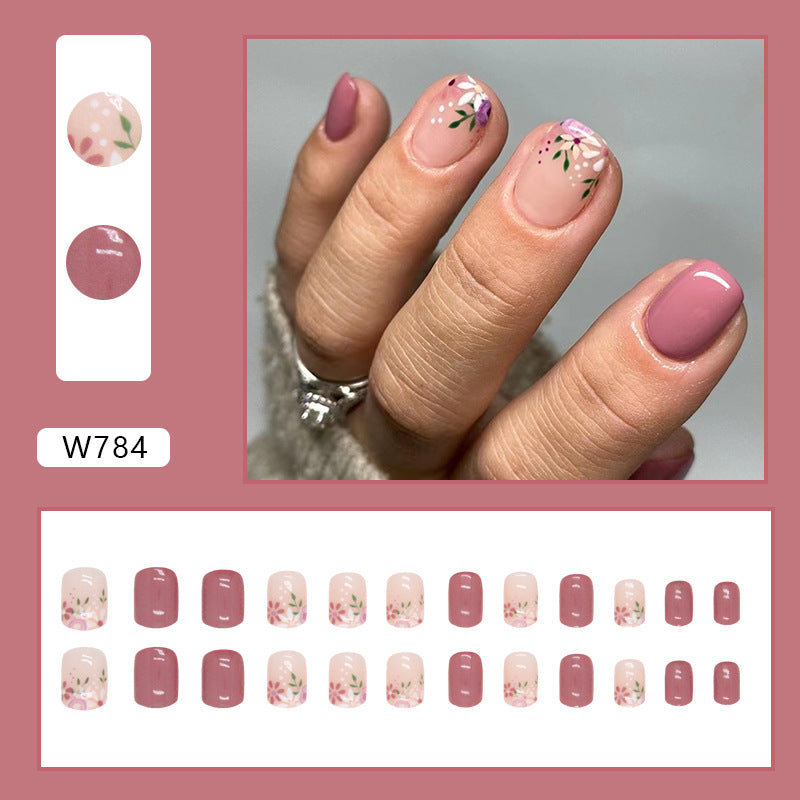Elegant Minimalist Press-On Nail Set (24pcs) (DESIGN 7441)