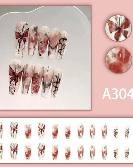 Elegant Minimalist Press-On Nail Set (24pcs) (DESIGN 7582)