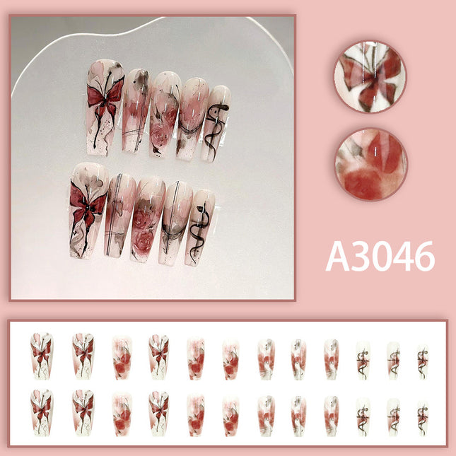 Elegant Minimalist Press-On Nail Set (24pcs) (DESIGN 7582)
