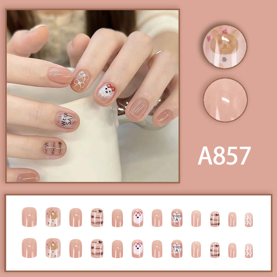 Elegant Minimalist Press-On Nail Set (24pcs) (DESIGN 7509)