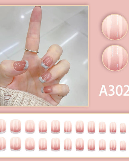 Elegant Minimalist Press-On Nail Set (24pcs) (DESIGN 7567)