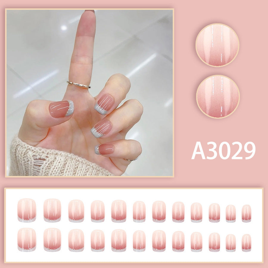 Elegant Minimalist Press-On Nail Set (24pcs) (DESIGN 7567)