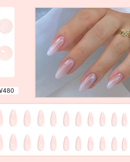 Elegant Minimalist Press-On Nail Set (24pcs) (DESIGN 7440)