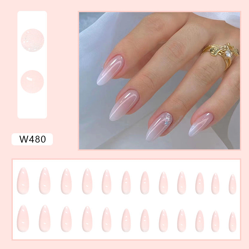 Elegant Minimalist Press-On Nail Set (24pcs) (DESIGN 7440)