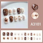 Elegant Minimalist Press-On Nail Set (24pcs) (DESIGN 7627)