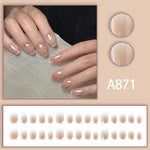 Elegant Minimalist Press-On Nail Set (24pcs) (DESIGN 7520)